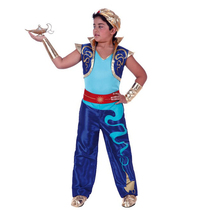 Aladdin Lantern Role-playing Aladdin cos Children Arab Indian Prince Party Performance Costume