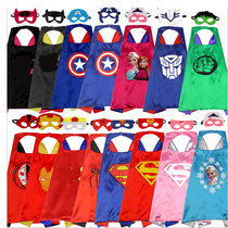 Children Halloween Superhero Cloak Superman Spider-Man Thor Cloak Kids Superhero Cape