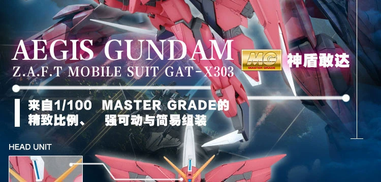 Bandai BANDAI Model 1 100 MG Aegis Gundam Gundam Nhật Bản Anime nhập khẩu - Gundam / Mech Model / Robot / Transformers