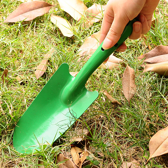 Green Plant Flower Potted Mini Flower Shovel Small Iron Shovel Wild Flowers Multifunctional Small Shovel Home Gardening Tools