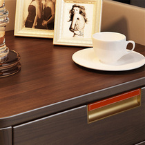 Light Extravagant Leather Handle Wardrobe Flush cabinet Drawer Concealed Handle Folding Door Barn Door Invisible Pushed Ramen Button