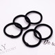 ສະບັບພາສາເກົາຫຼີຂອງ bold ສູງ elastic ຜົມຫນັງ sheath hair rope Korean simple black hair band hair tie headband rubber band