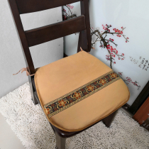 Chinese dining table chair cushion Non-slip solid wood cushion European four seasons thickened removable and washable household dining chair cushion cushion