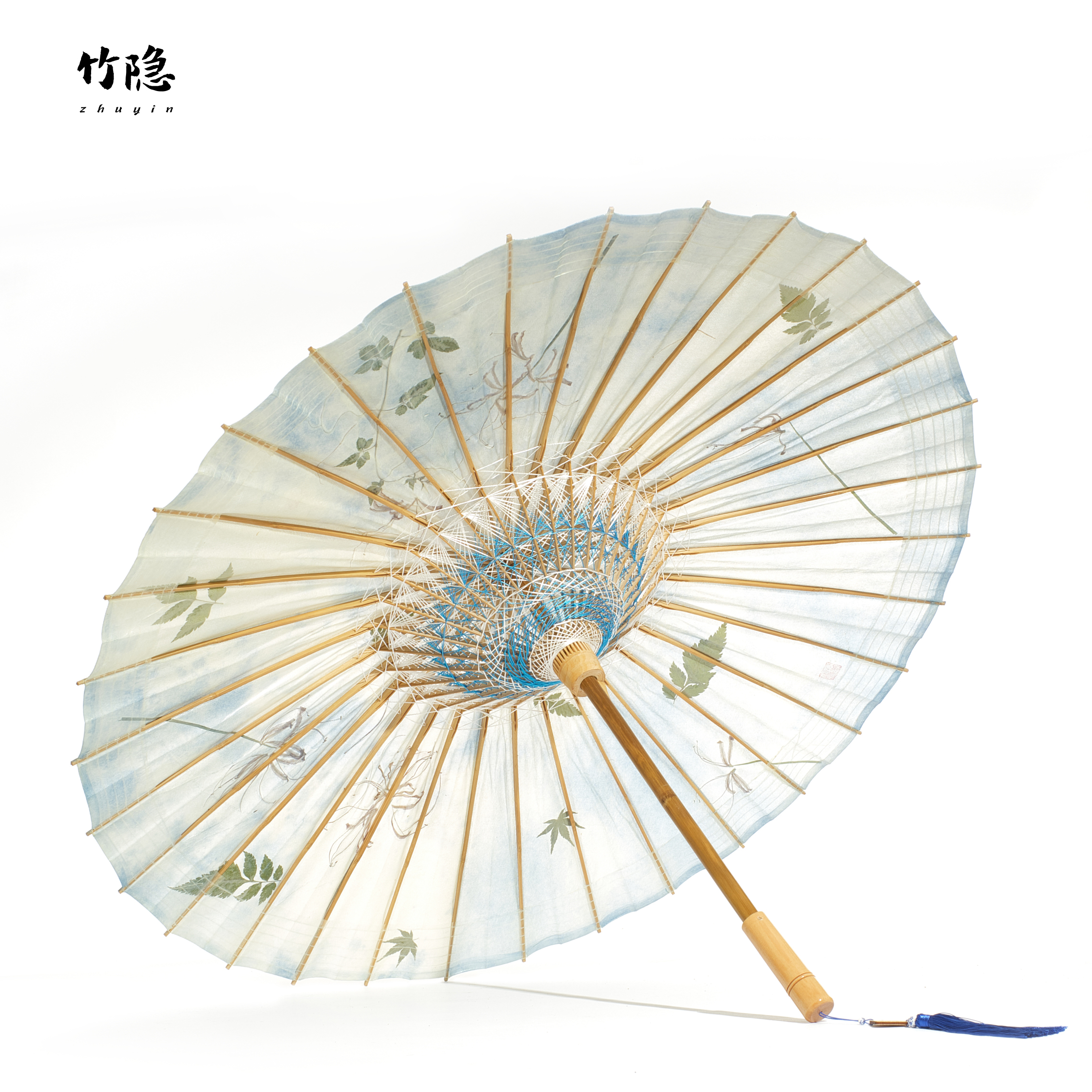 Bamboo hidden-Yunxu Bana Handmade oil paper umbrella rainproof practical Hanfu female ancient style Non-legacy Hangzhou Yu Wanlun