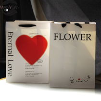Hand Folded Flower Bouquet Bag Hand Bag Flowers Packing Bag Printed Big Hand Box Gift Box Cake Gift Box