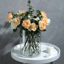 Acrylic Flower Bucket Wake-up Bucket Flowers Bucket Transparent Bouquet Bucket Round Resistant crystal Bucket Flower Shop