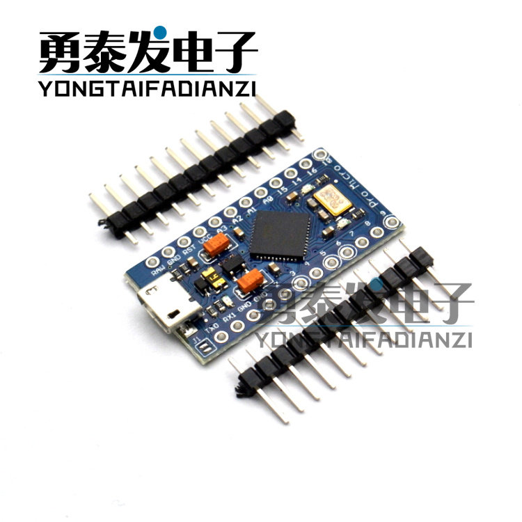 Pro Micro adopts Atmega32U4 self usb update program 5V 16M single chip development board