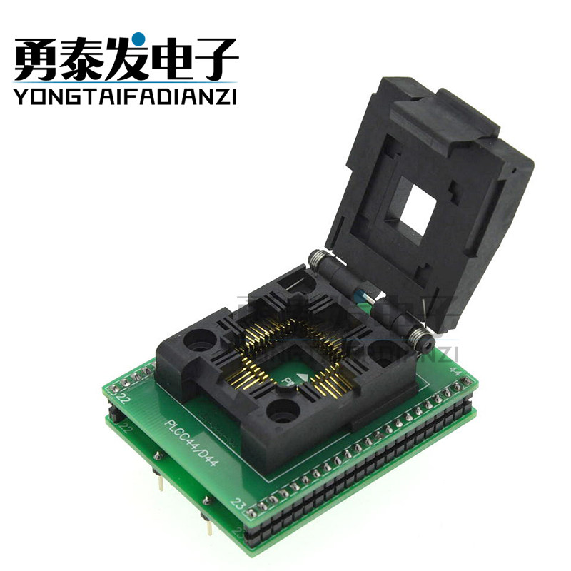 PLCC44 DIP44 flip test seat IC51-0444-400 programming seat programming seat