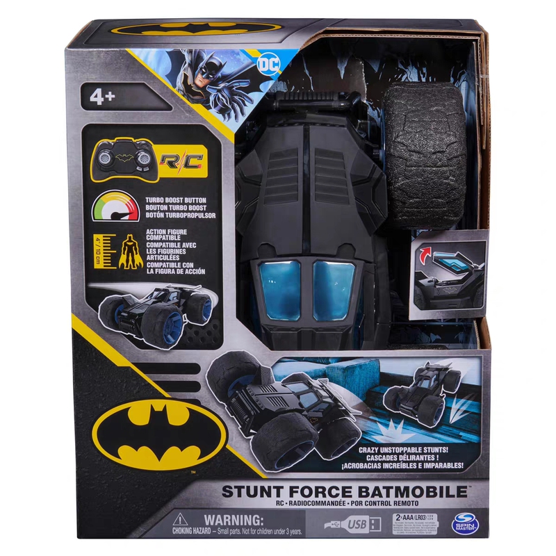 In-Stock Dc Batman Ultimate Electric Remote Control Stunt Power Batmobile Bigfoot Vehicle Action Figure Toy for Children In-Stock Dc Batman Ultimate Electric Remote Control Stunt Power Batmobile Bigfoot Vehicle Action Figure Toy for Children