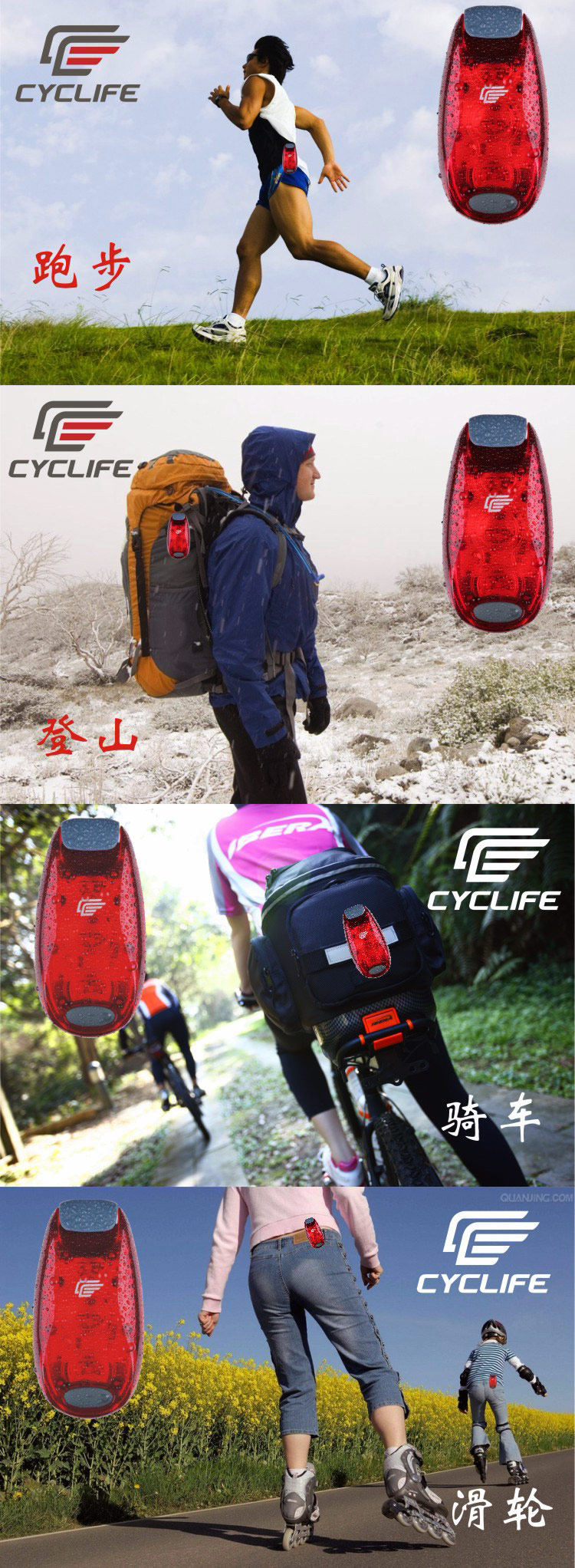 Eclairage pour vélo CYCLIFE - Ref 2398765 Image 20