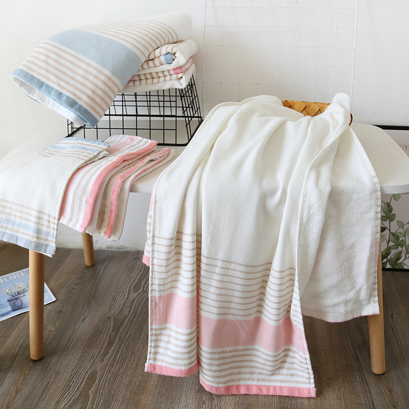 Newborn Baby Bath Towel Pure Cotton Towel Material Ultra Soft Absorbent Summer Bamboo Fiber Children Bath Towel Baby Saliva Towel