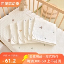 Newborn crib pure cotton baby mattress kindergarten childrens splicing bed custom bedding suitable for all seasons