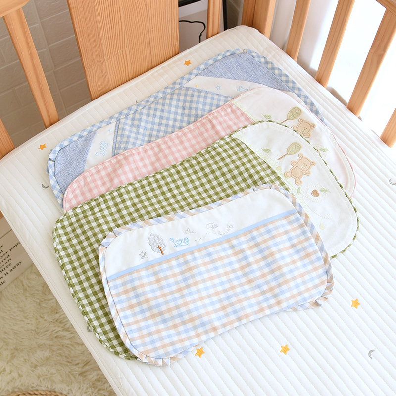 Children's hemp pillowcase newborn baby 0-5 years old summer sweat-absorbing breathable kindergarten replacement universal pillowcase