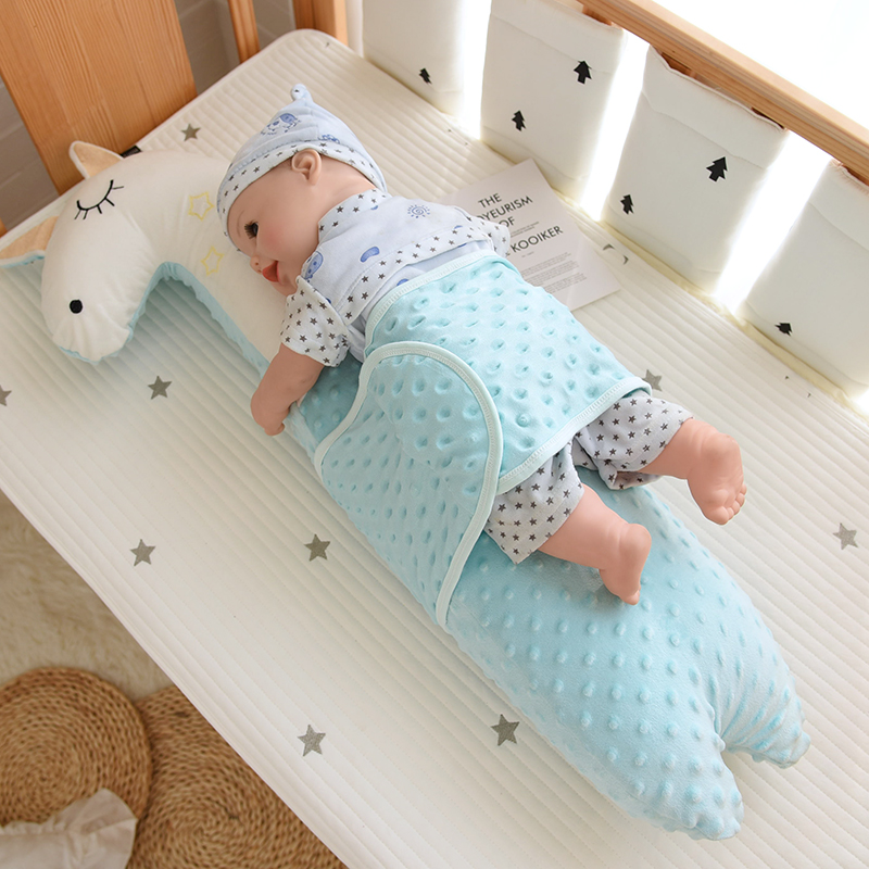 Newborn baby sleeping pillow exhaust airplane pillow sleeping pillow, preventing the jump side sleeping pillow