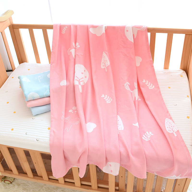 Bamboo Fiber Ice Silk Blanket Newborn Child Cover Blanket Baby Kindergarten Afternoon Nap Air Conditioning Blanket Summer Cool By Little Towel
