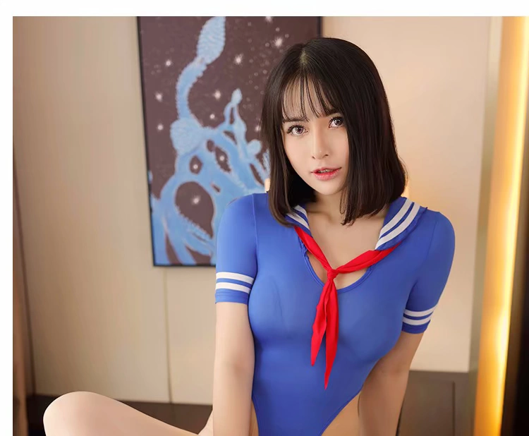 [Dòng đêm] 裆 暗 扣 Sinh viên Nhật Bản cos cô mặc đồ bơi một mảnh bí mật mặc áo tắm nước bikini hàng đêm