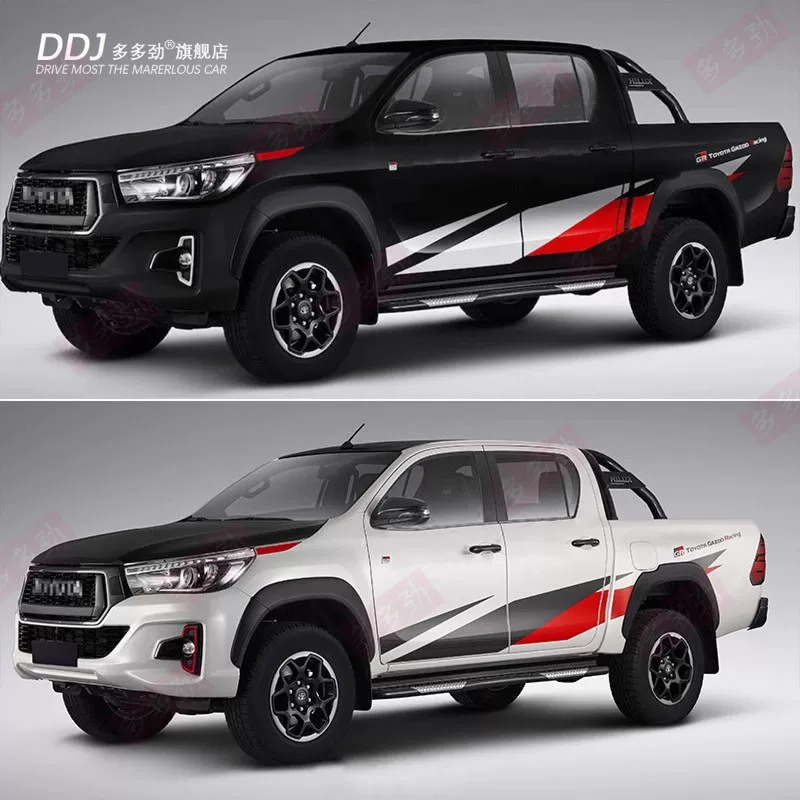 Наклейка на автомобиль Hilux, наклейка на пикап, украшение автомобиля, наклейка на Navara, Great Wall, пистолет