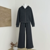 Утепленная толстовка, комплект, пуховик, кардиган, 2025 года