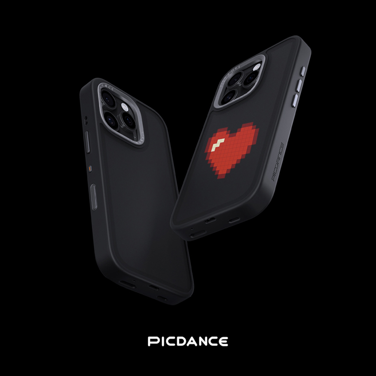 Official Genuine Picdance Smartphone Case with Moving and Lighting Animation Patterns, Customizable and Suitable for Apple iPhone 15 /16/Pro/Promax