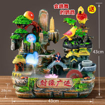 Circulating water fish tank living room small with oxygen desktop decoration office creative ecological landscaping home decoration