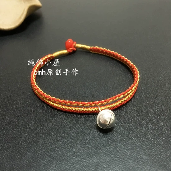 [Fix show] ban đầu handmade phong cách mùa hè phong cách dân tộc handmade đỏ dây đeo tay nam và nữ trang sức vòng chân vật liệu gói - Vòng chân