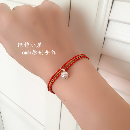 [Fix show] ban đầu handmade phong cách mùa hè phong cách dân tộc handmade đỏ dây đeo tay nam và nữ trang sức vòng chân vật liệu gói - Vòng chân vòng chân nam