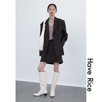  HAVERICE Restaurant God-level single-product detachable suit Autumn one-piece two-piece jacket skirt two-piece suit