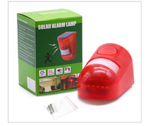 Solar thief anti-theft sound and light alarm outdoor human body infrared induction alert lights orchard home
