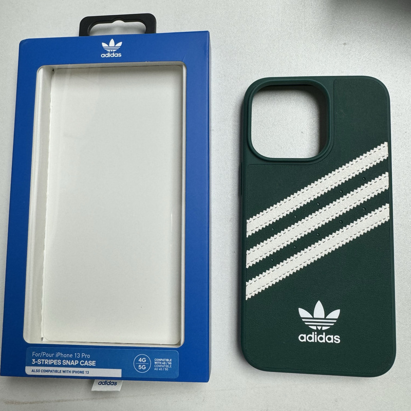[Some Packaging Is Not Good] Adidas Is Suitable for Apple 13 Pro Phone Case, iPhone 13 Pro Protective Cover, Anti-Drop Soft Edge