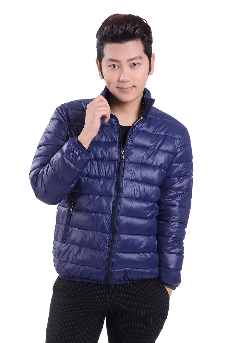 Áo khoác nam mùa đông xuống đệm cotton thanh niên siêu nhẹ bằng vải cotton ngắn trung tính áo khoác cặp