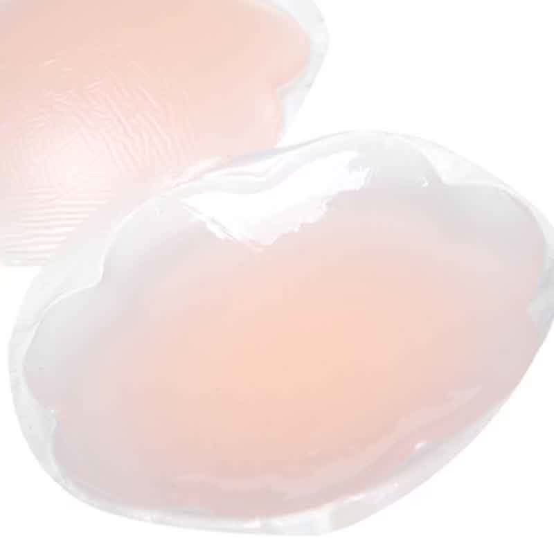 Bốn cặp miếng dán núm vú Finna áo ngực thoáng khí chống va đập chống ánh sáng vô hình liền mạch silicon dán quầng vú hộp miếng dán ngực