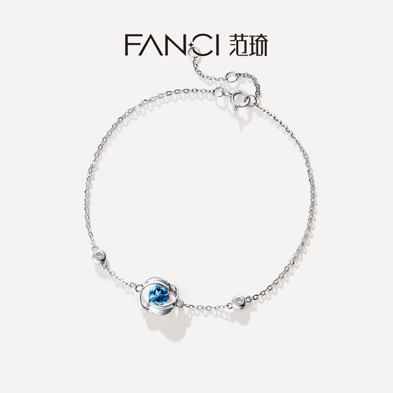 FANCI Fan Qi Jewelry One See Bell Love Diamond White Gold Handmade Virgin Platinum paite jewel handdecorated Valentine's Day