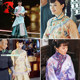 That Year, the Flowers Bloomed and the Moon Was Full, and Sun Li Wore the Same Ancient Costume as Hu Xing'Er, a Young Lady from the Republic of China, in a Traditional Chinese Xiuhe Outfit
