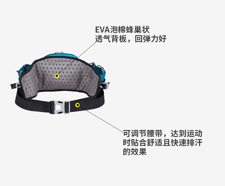 SAMSTRONG / Lion linh sam Trung Quốc chạy ngoài trời thoáng khí giải trí đa năng chai nước chạy túi B0196 - Túi túi đeo hông phượt