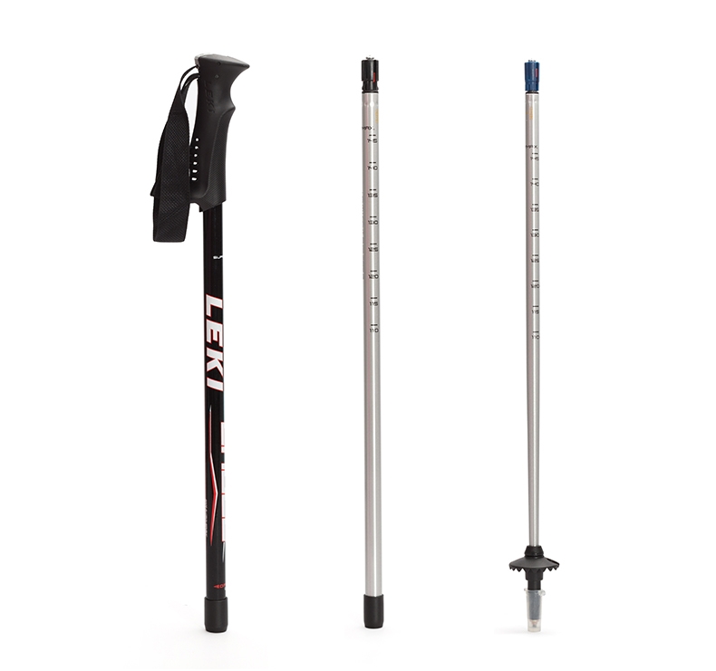 LEKI du lịch ngoài trời cực trekking có thể thu vào đại bàng đi bộ chống trượt tay cầm mía KT6322011 gậy có bánh xe cho người già	