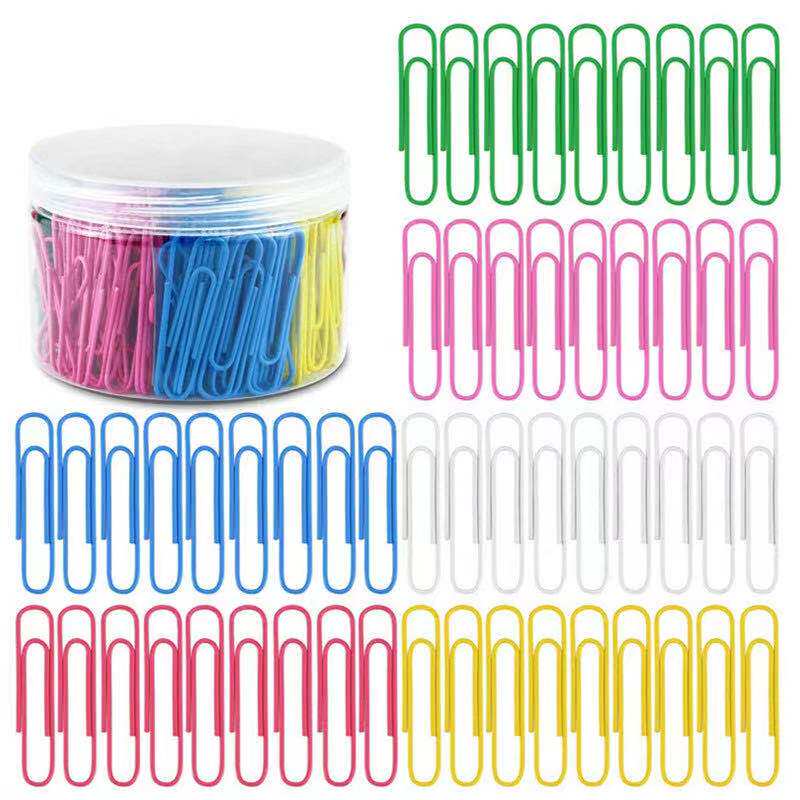 Color metal reprint stitch Idea cute Bookmark u shape Roundabout Needle Folder Fixed Office Supplies