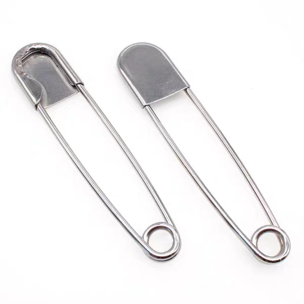 Non-embroidered steel pin, old-fashioned pin, large safety pin, fixed clothes buckle pin, insurance pin, small clip, paperclip