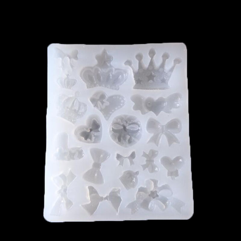 Sự đa dạng của khuôn Epoxy tự làm Vỏ động vật Vương miện silicone Keo UV ab keo tinh thể Khuôn Epoxy Gương - Tự làm khuôn nướng khuôn bánh trung thu