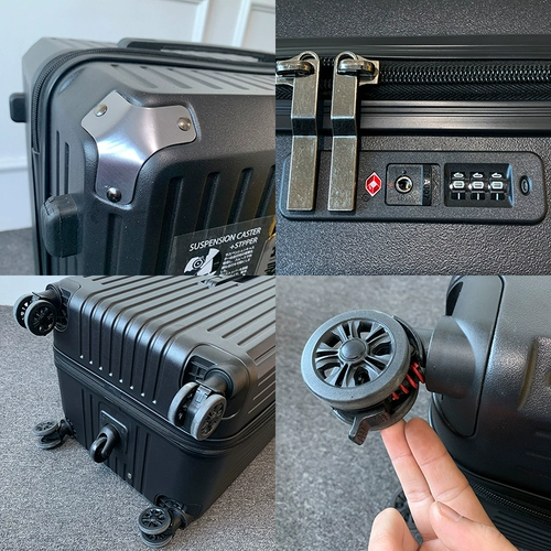 Большой универсальный сверхлегкий чемодан с молнией, 40 дюймов