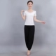Mùa xuân và mùa hè Bộ đồ yoga màu đen mỏng trong tay áo dài hơn tập yoga tăng vòng 1