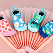 Childrens summer beach socks shoes baby non-slip soft bottom swimming shoes water park rafting shoes seaside surfing
