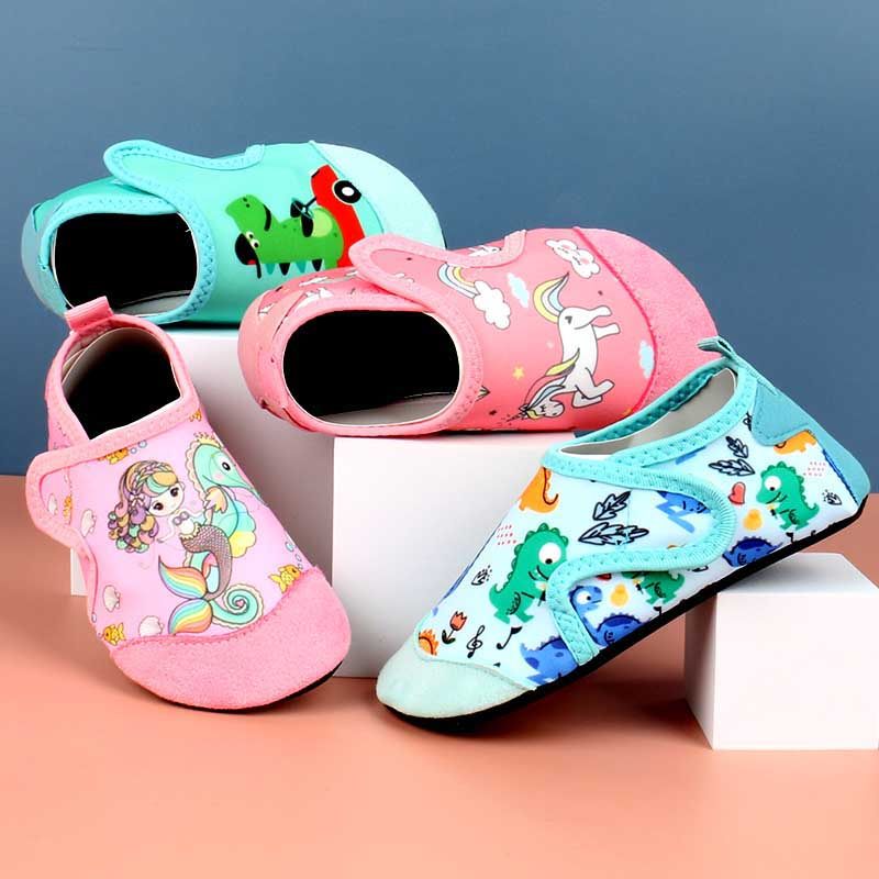 Children's beach shoes Summer swimming diving Traceability Creek Shoes Non-slip Soft Bottom Water Paradise Drift Socks Shoes Catch-up Shoes-Taobao