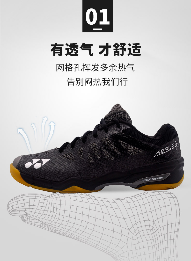 Giày cầu lông yonex Yonex chính hãng shba3rex siêu nhẹ mùa hè thoáng khí chuyên nghiệp yy nam và nữ giày thể thao - Giày cầu lông giày sneaker nike