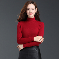 The city of Ordos 100 pure cashmere sweatshirt with high collar thickened warm womens fashion 100 hitch base wool sweater