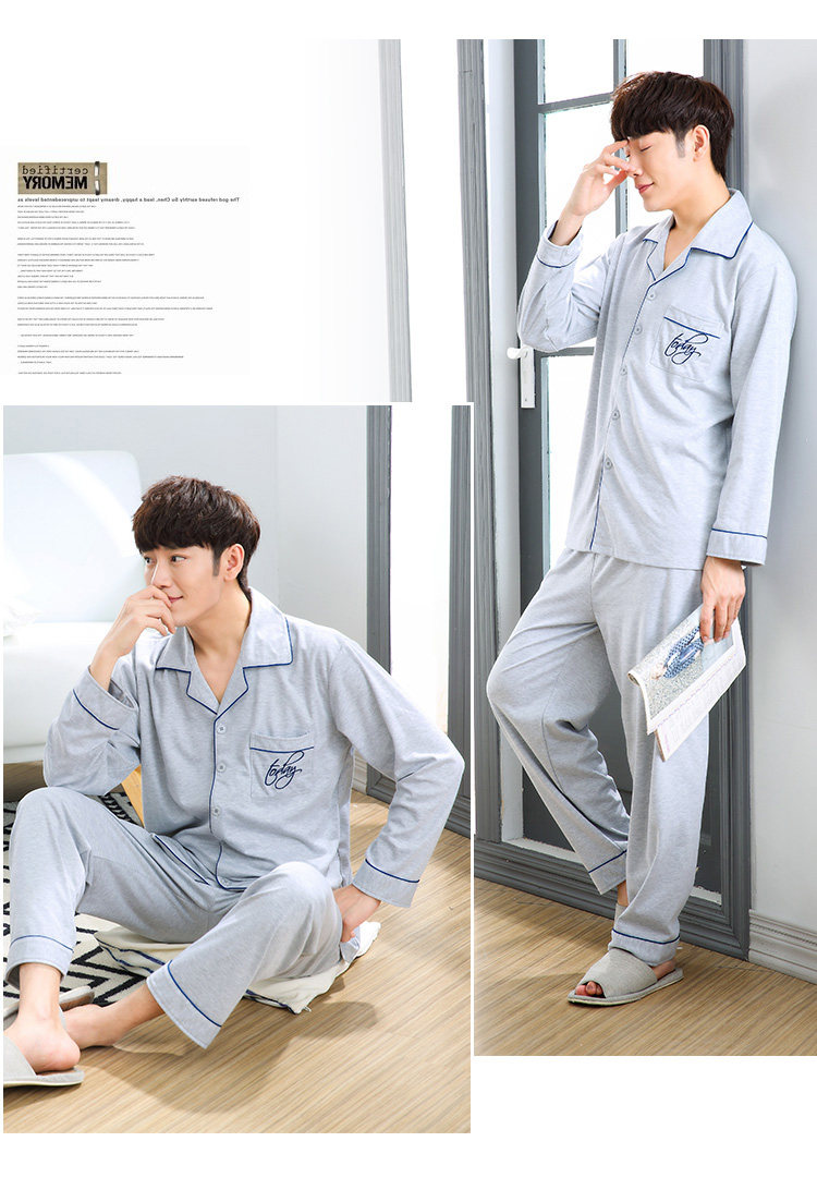 Pyjama mixte en Coton à manches longues - Ref 3005634 Image 56