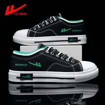 Huili canvas shoes men 2021 new autumn mens shoes Korean trend Joker breathable cloth shoes casual tide board shoes