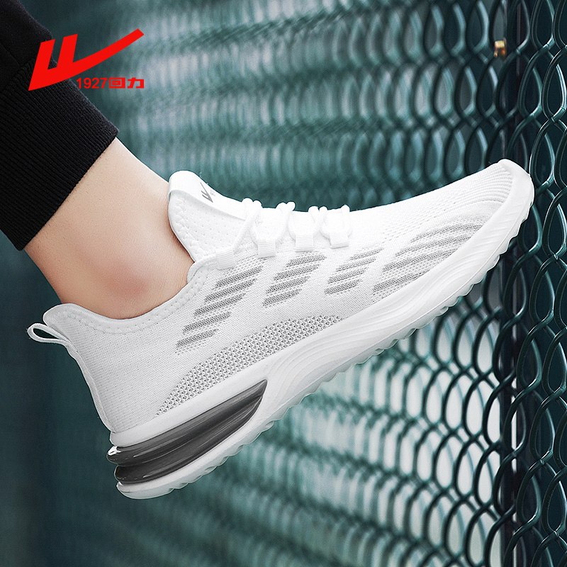 Back Force Flying Weaselwear Shoes Men Shoes 2022 Summer New Sports Casual Little White Shoes Trend 100 lap Breathable Mesh Surface Wave Shoes