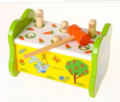 Large number of ground rats Toys 0 Toddlers Child Puzzle Force Babies 1 1 2 ½ 3 boys girl Baby Knocks the rats