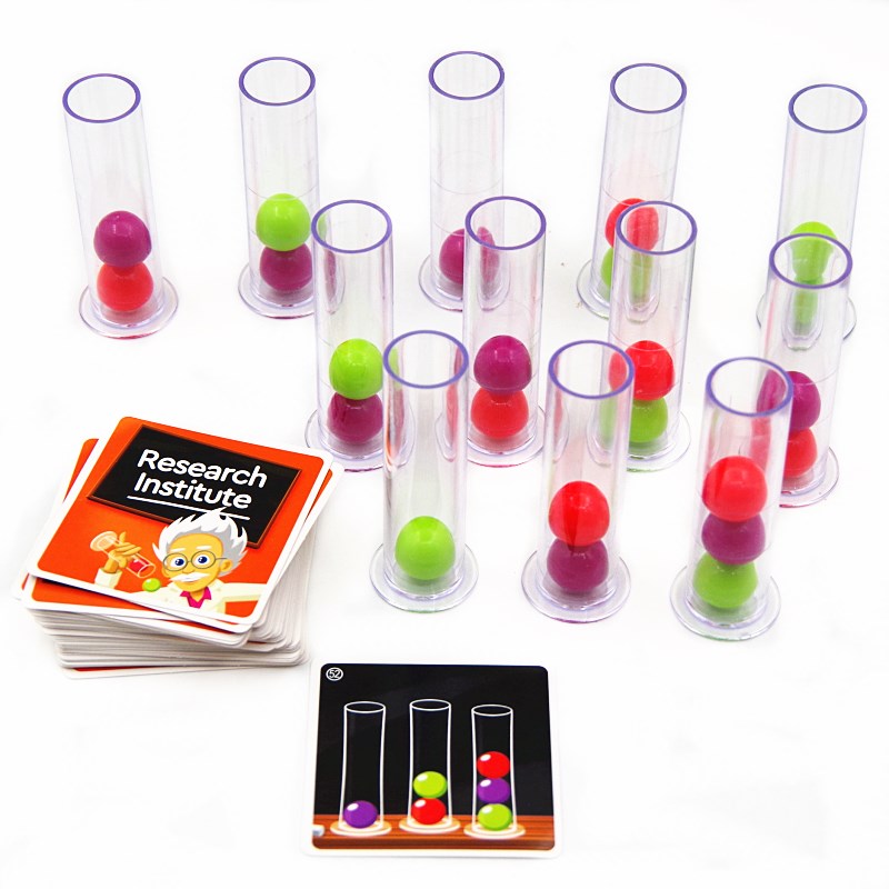Small Well-behaed Egg Scientists Logical Thinking Color Reasoning Antithesis Customs Clearance Table Tours Children Interactive Puzzle Force Toys