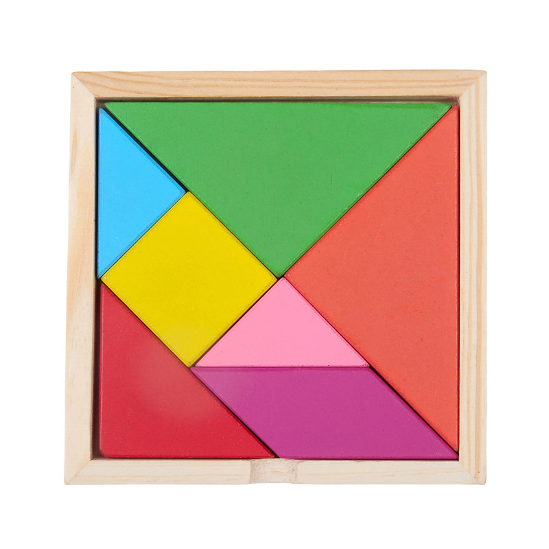 Children's Seven Chocolate Intelligent Puzzle Puzzle Primary Student Second Year Yizhi Mathematics Textbook Toys